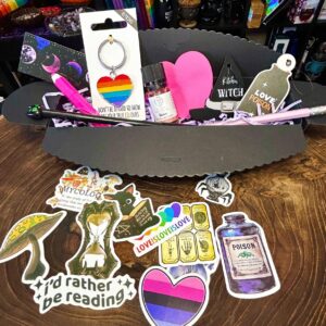 A photo of what you might get in a Small sized Mystery Box